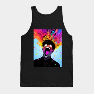 Unlock the Mysteries: Mesmerizing Psychic Anime Designs for Every Fan's Delight! Tank Top